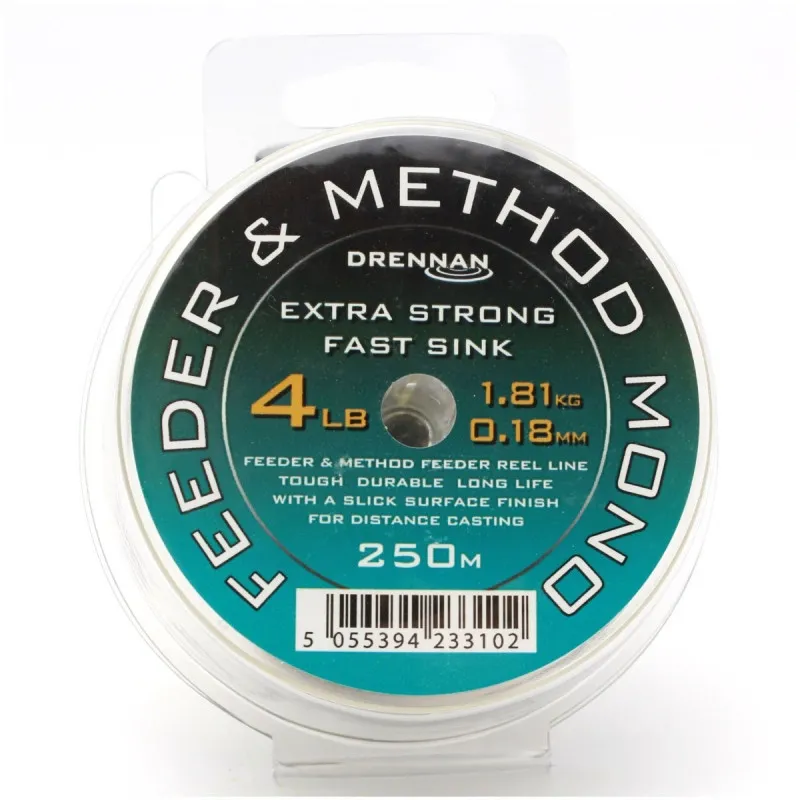 ŻYŁKA DRENNAN FEEDER & METHOD MONO 0.18MM 250M 1.80KG LCFMM204