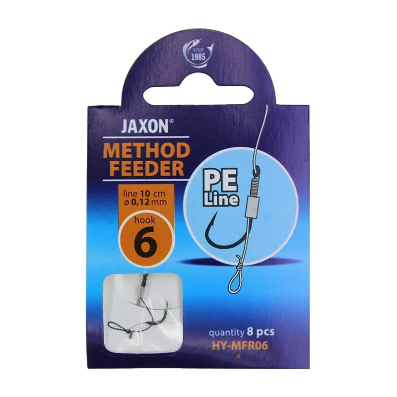 Haczyk Wiązany Jaxon METHOD FEEDER NA PLECIONCE HY-MFR06