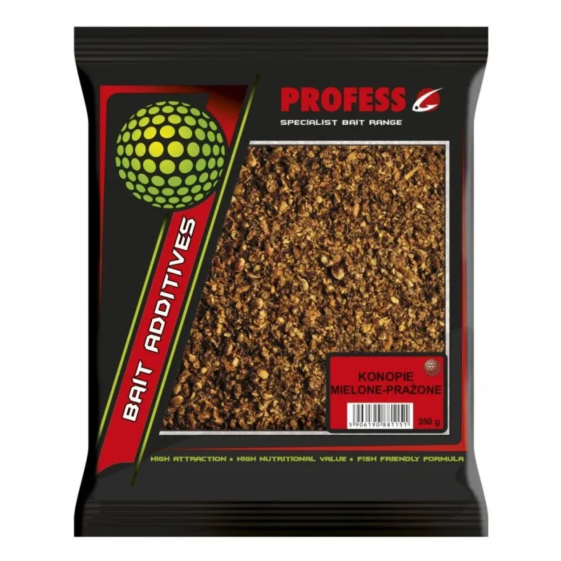 Dodatek Zanętowy Profess KONOPIE MIELONE PRAŻONE