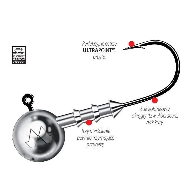 GŁÓWKA JIGOWA MUSTAD BIG GAME NR.7/0 35G 3SZT 790-350-070