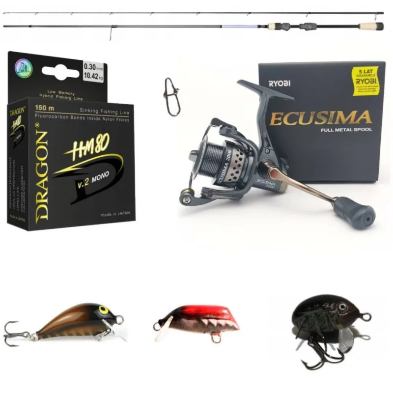 Zestaw spinningowy na klenia ACTIVE - dla aktywnych wędkarzy