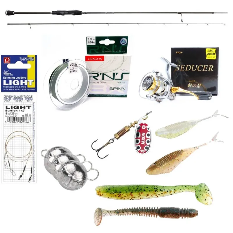 Zestaw spinningowy NO OKONIA PRO- dla ogarniętych łowców