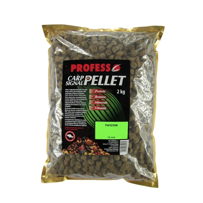 Profess Pellet Twister – WANILIA 18 mm 2000 g