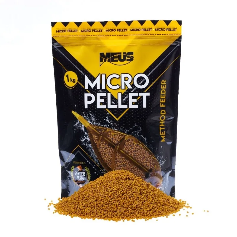 Meus Pellet Durus 2mm Micropellet Kukurydza 1kg folia