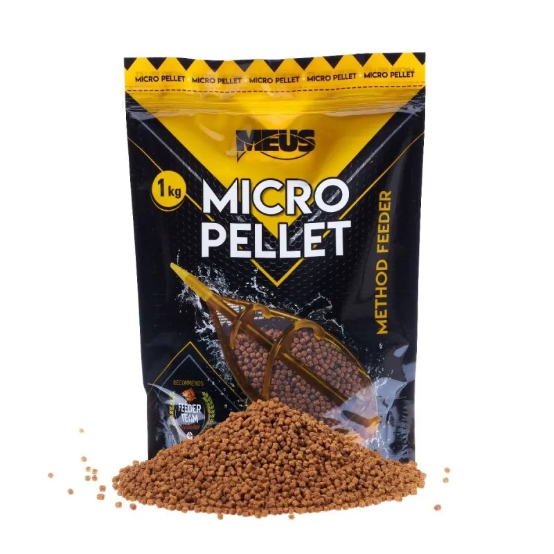 Meus Pellet Durus 2mm Micropellet Orzech Tygrysi 1kg folia