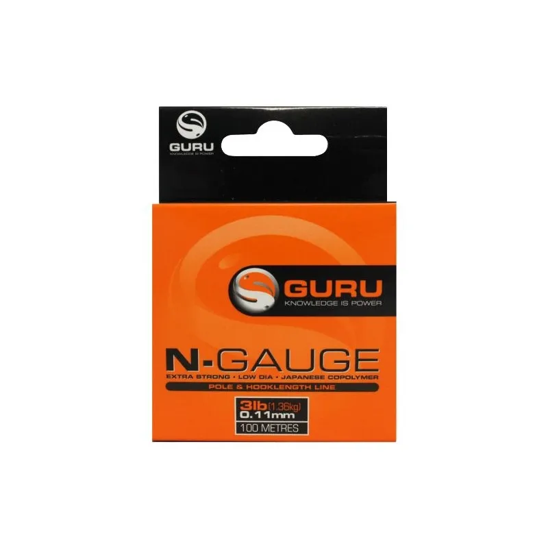 ŻYŁKA GURU N-GAUGE 0.17MM 2.72KG 100M GNG17