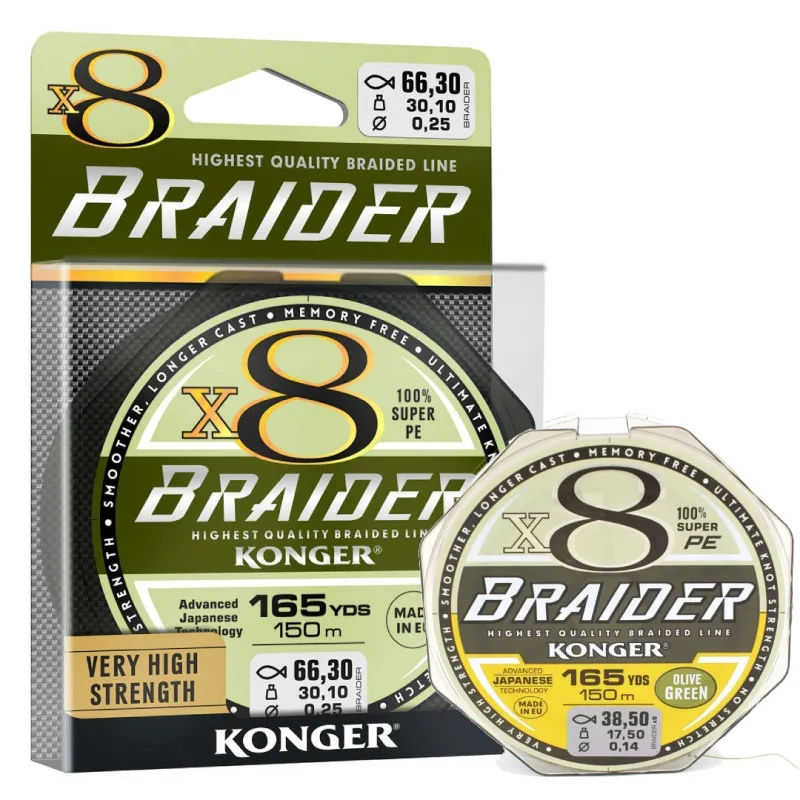 PLECIONKA KONGER X8 BRAIDER 150M 0.14MM