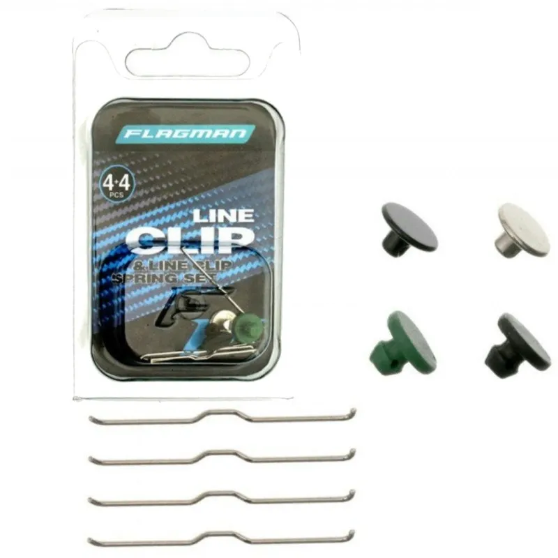 Klipsy Do Kołowrotka Flagman Line Clip Set