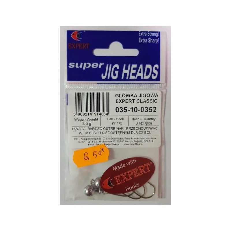 Główki Expert Classic 3SZT 1/0 3,5G