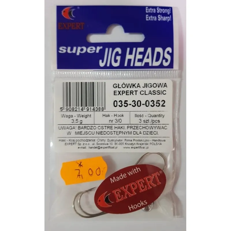 Główki Expert Classic 3SZT 3/0 - 3,5G