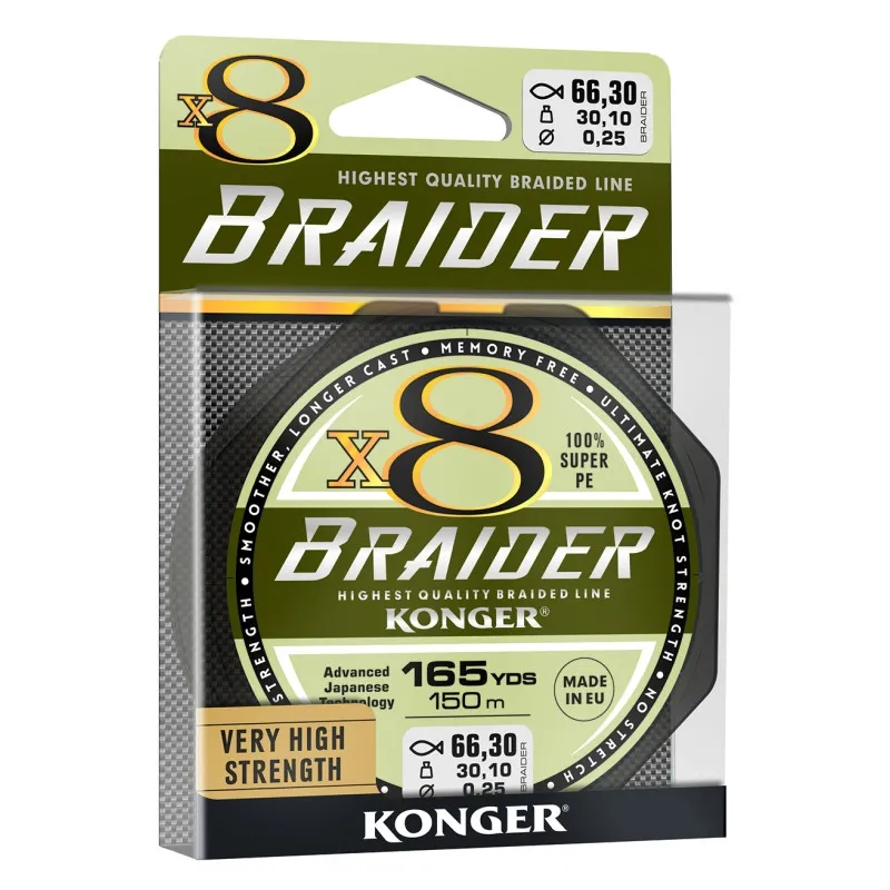 PLECIONKA KONGER X8 BRAIDER 150M 0.25MM