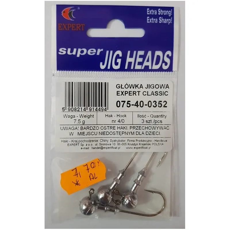 Główki Expert Classic 3SZT 1/0 - 5,0G