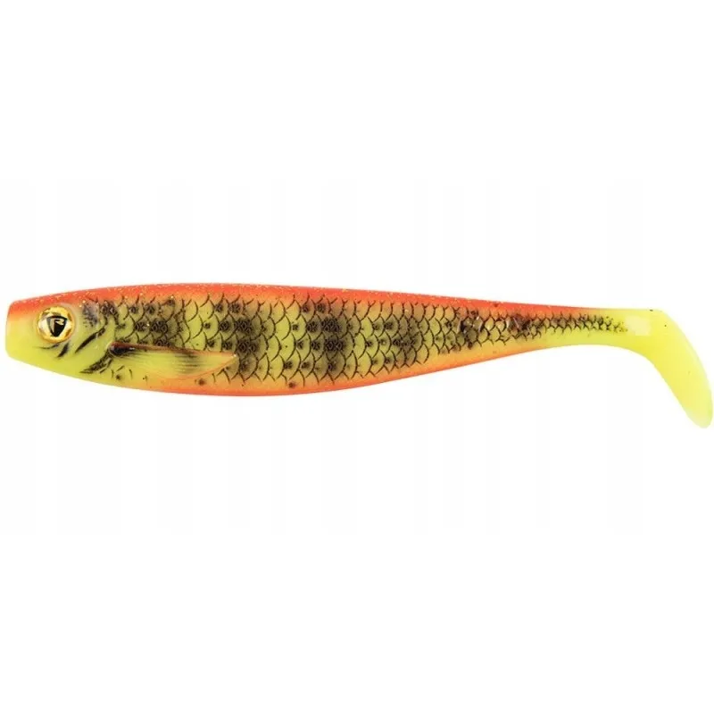 Fox Rage Pro Shad 10cm / 4" UV Bright Perch