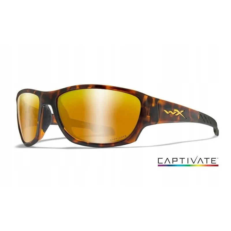 Okulary  Wiley X Climb Captivate Sunglasses ACCLM04 Gloss Tortoise