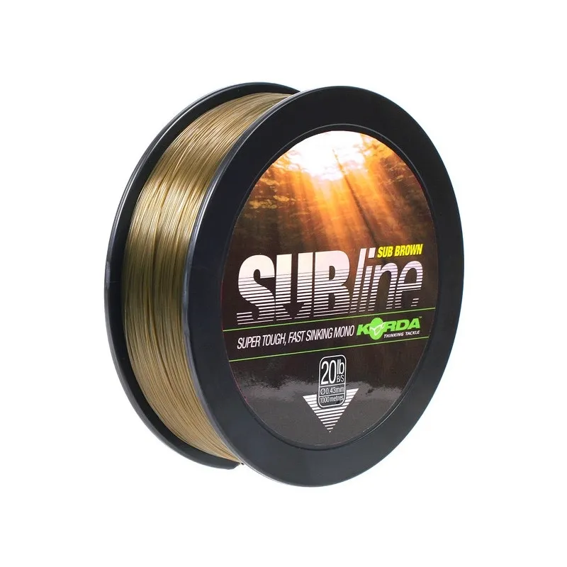 Korda Subline Brown 12lb / 0.35mm 1000m