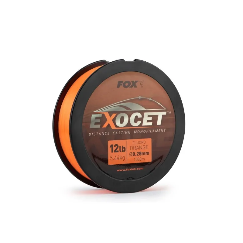 Fox Exocet Fluoro Orange Mono 0.30mm 14lb / 6.5kg (1000m)