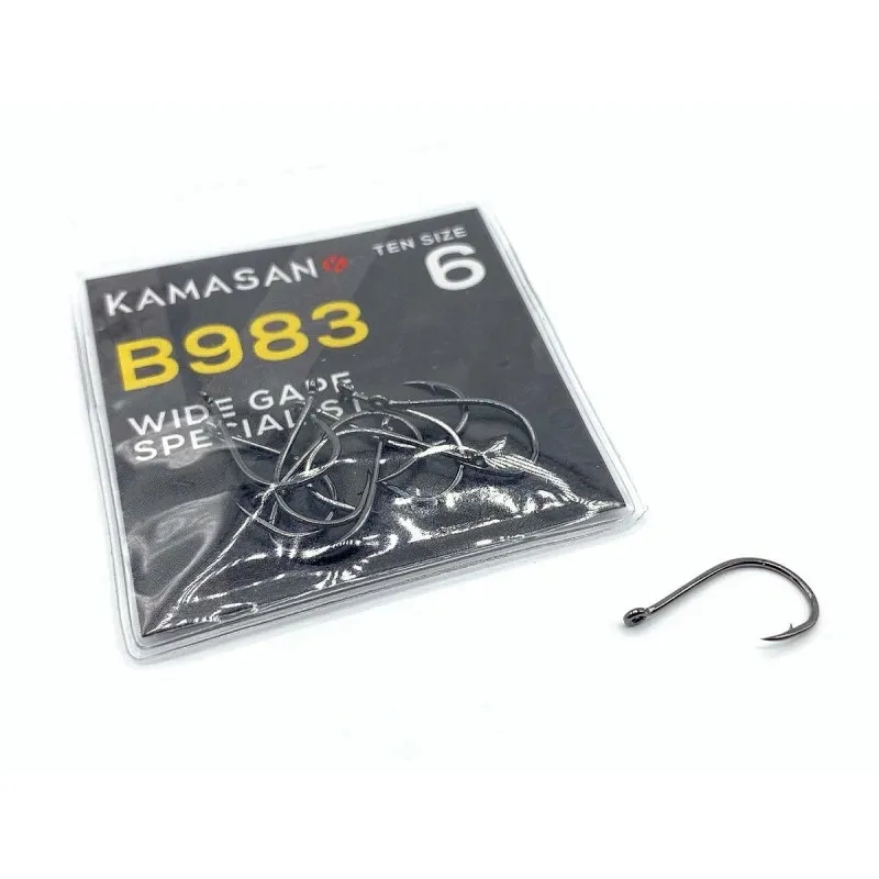 Haczyki Kamasan B983 Eyed roz.4