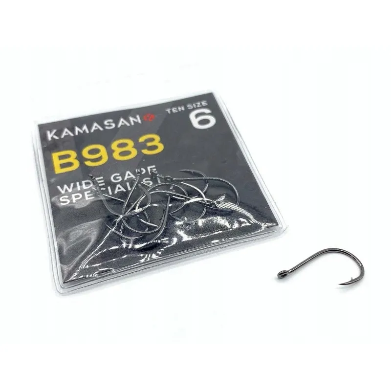 Haczyki Kamasan B983 Eyed roz.8