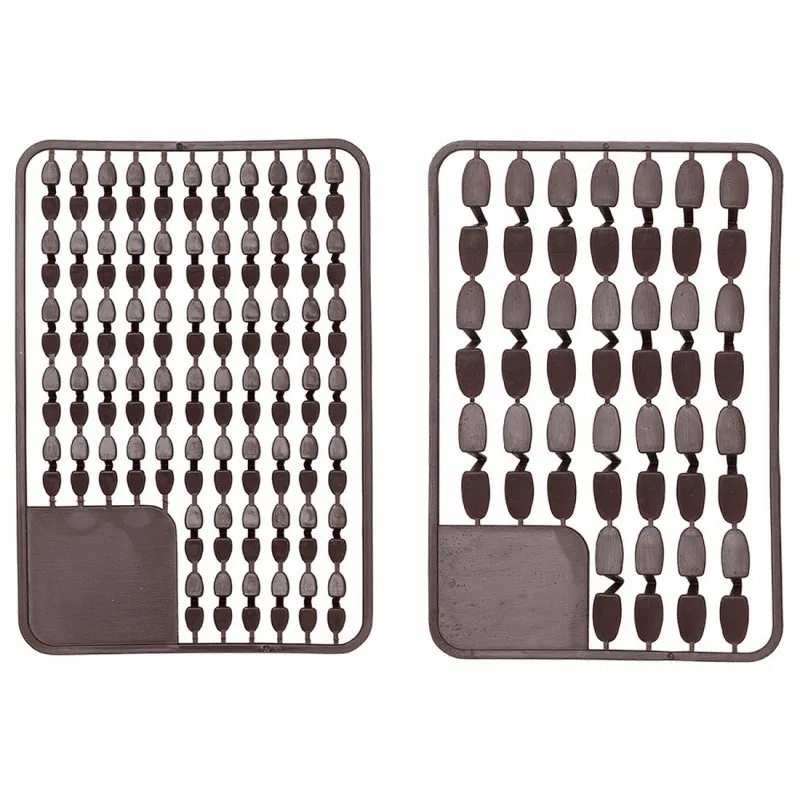 Madcat Pellet Stops 2X25PCS L DARK BROWN