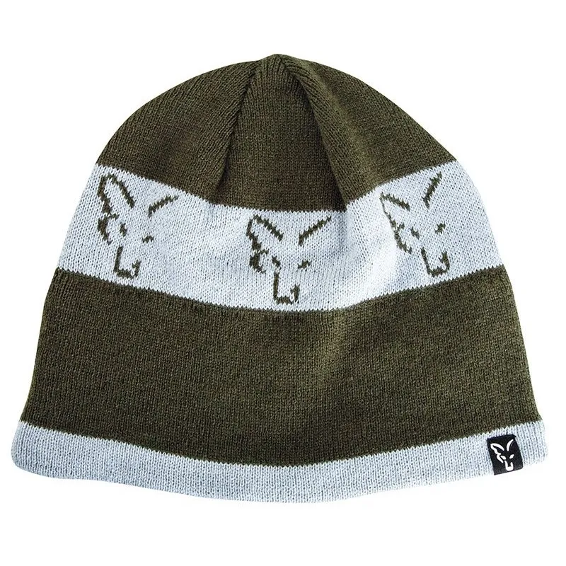 Fox Green / silver beanie