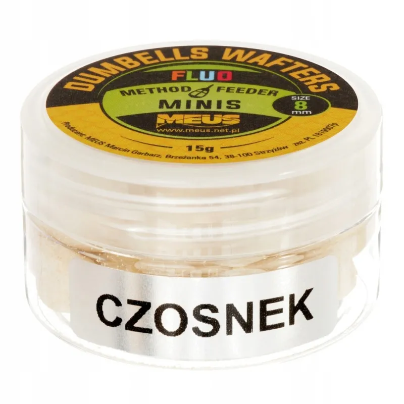 Meus Dumbells Fluo Wafters 8mm MINIS Czosnek 15g