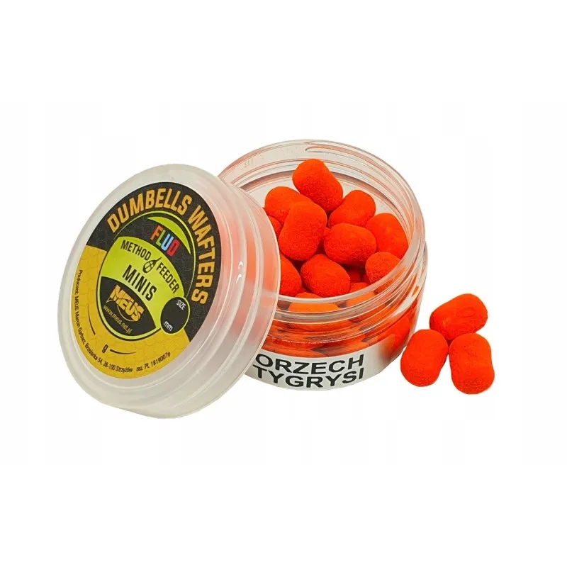 Meus Dumbells Fluo Wafters 8mm MINIS Orzech Tygrysi 15g