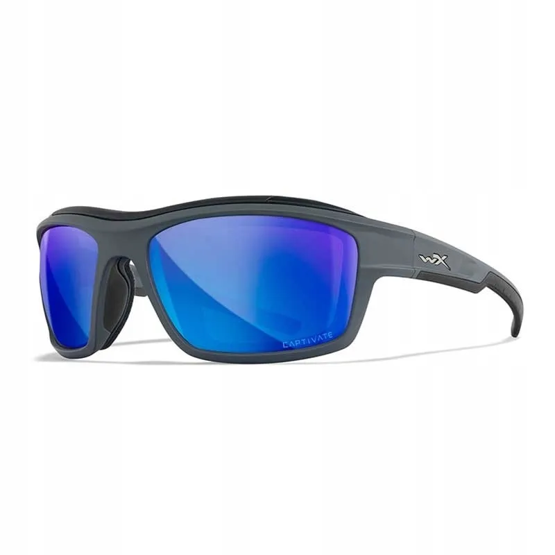 Okulary Wx Ozone Captivate BLUE Mirror Matte Grey Frame