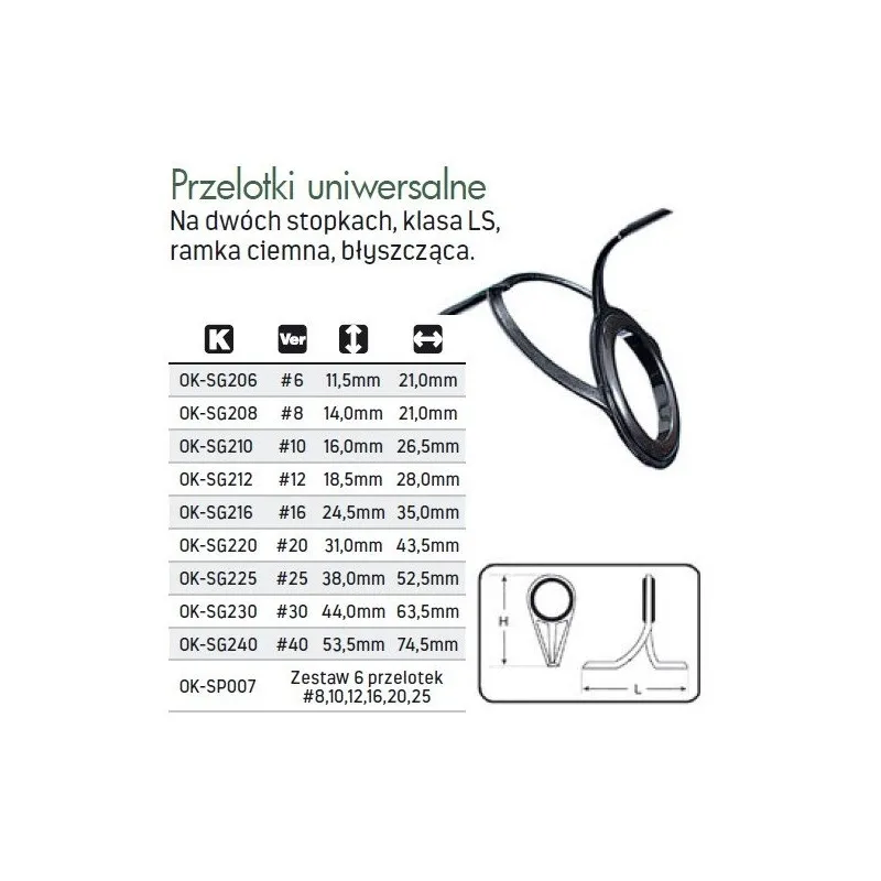 Jaxon Przelotka Uniwersalna NA DWÓCH STOPKACH SIC ZIRCONIA 25