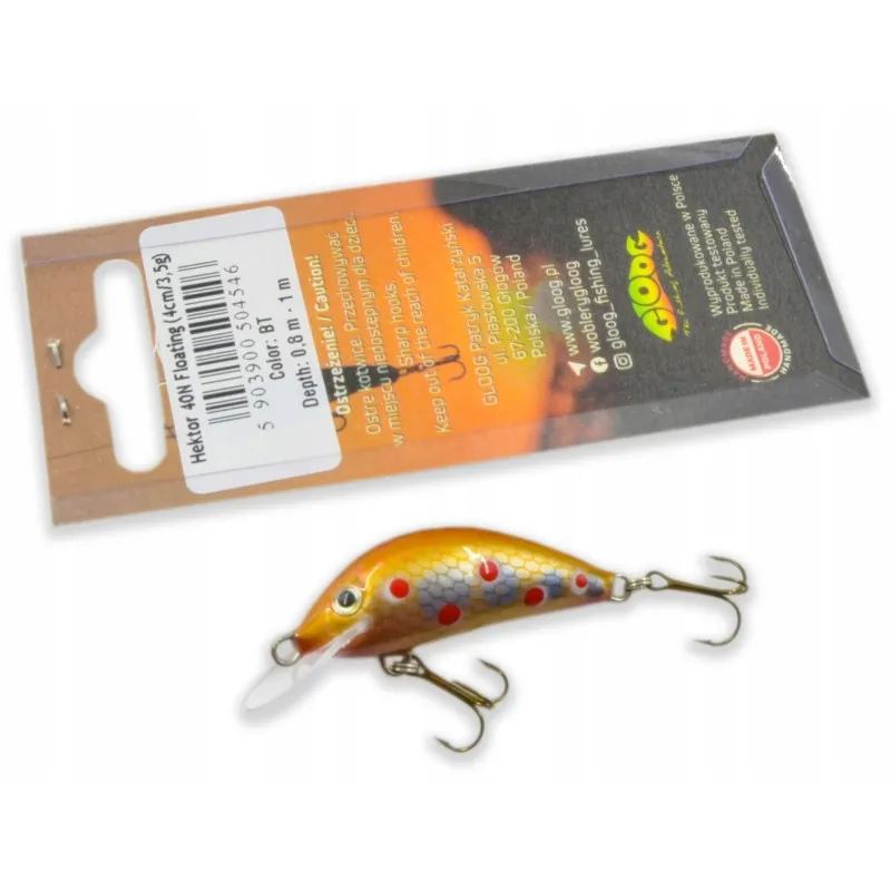 Wobler Gloog Hektor 40N Floating 4cm 3,5g BT