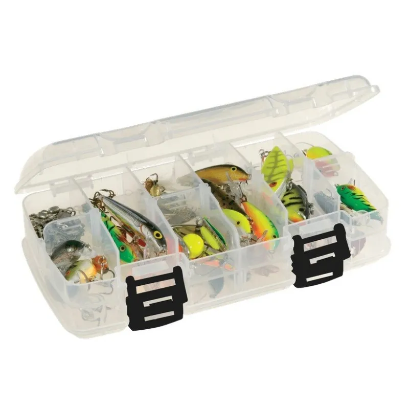 Plano 345023 Dbl SIDED CLEAR W BLACK LATCHES