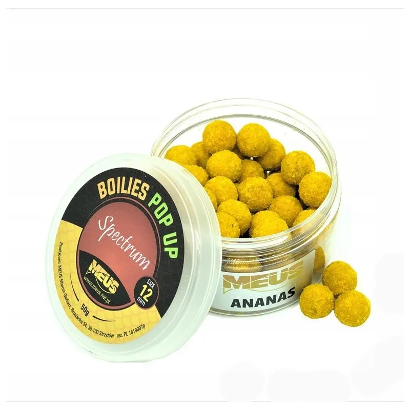 Meus Kulki Pop Up Spectrum 12mm Ananas 50g