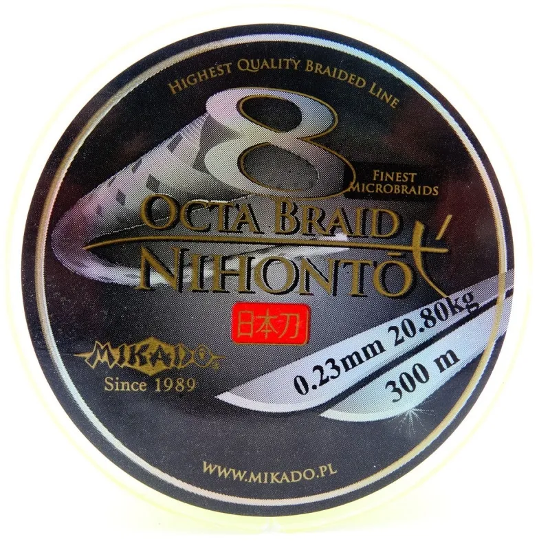 Plecionka Mikado Nihonto OCTA BRAID FLUO 0.23/300M