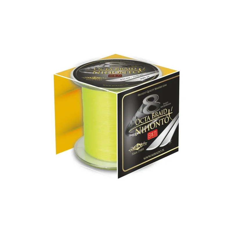 Plecionka Mikado Nihonto OCTA BRAID FLUO 0.26/300M