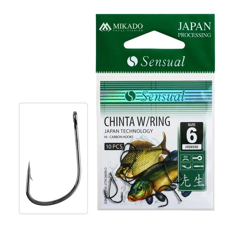 Mikado Haczyk - SENSUAL - CHINTA W/RING nr 6 BN - op.10szt.