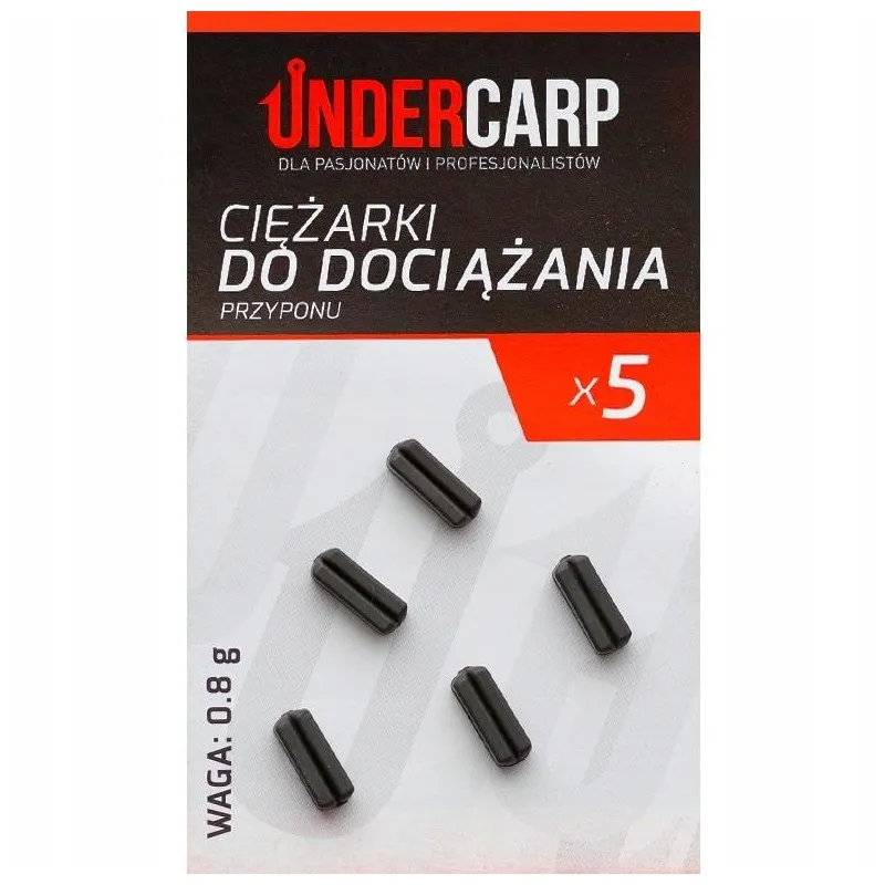 UnderCarp Ciężarki do dociążenia przyponu 0,8g UC408