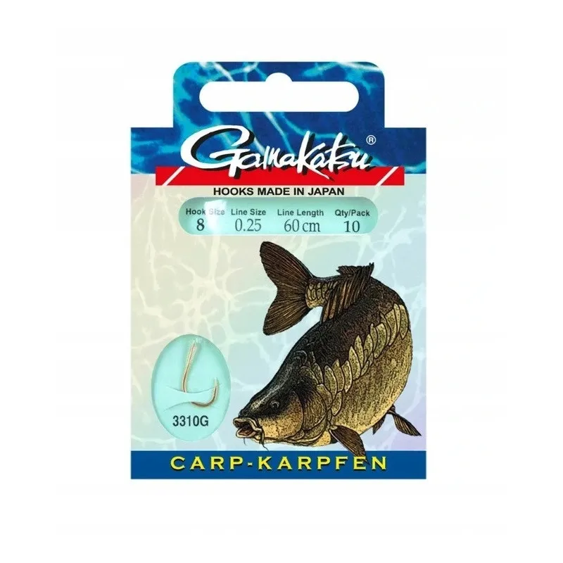 GAMA BOOKLET CARP 3310G Nr 8-0.25MM 60CM