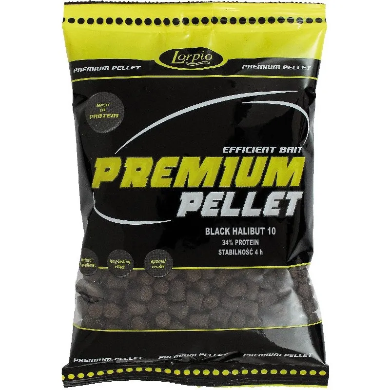 PELLET LORPIO PREMIUM BLACK HALIBUT 2MM 700G DD-LO508