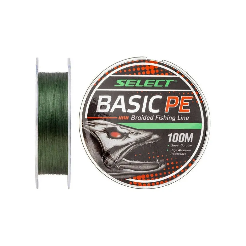Select Basic PE 150m (ciemnozielony) 0.22mm 30lb/13.6kg