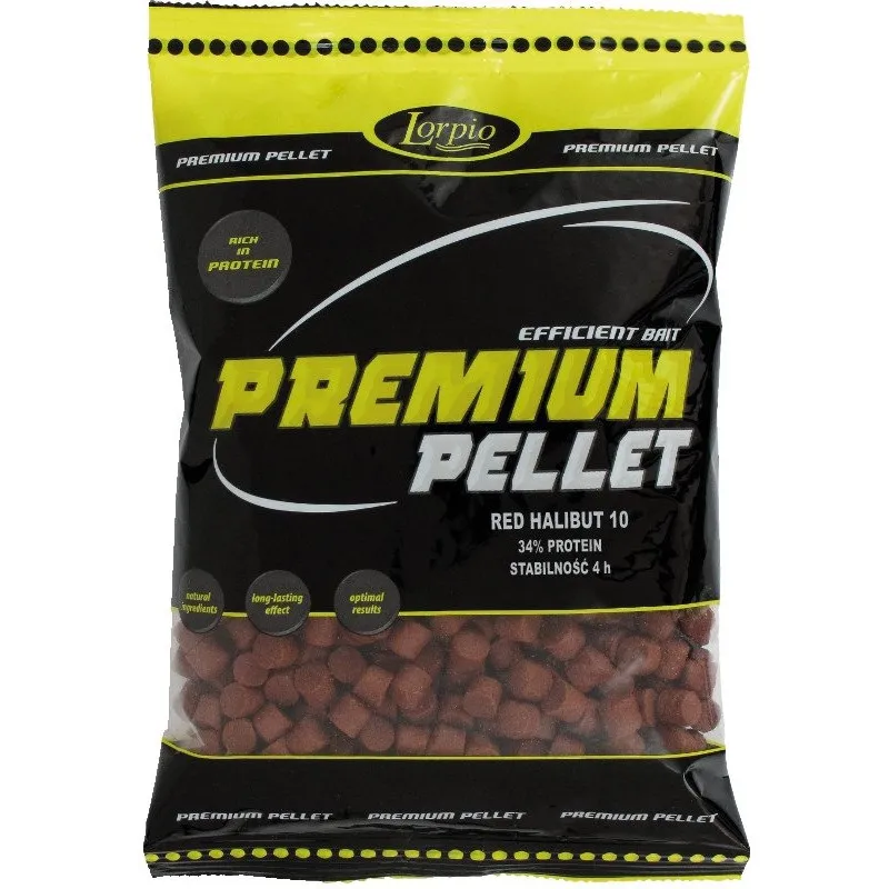 PELLET LORPIO PREMIUM RED HALIBUT 4.5MM 700G DD-LO515