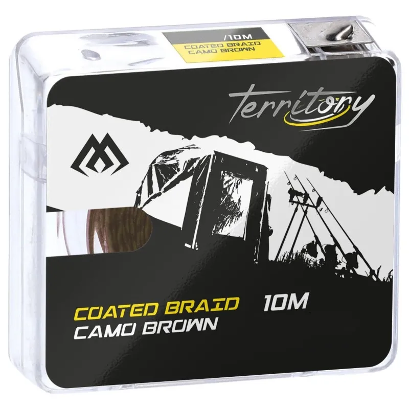 Mikado Plecionka Przyp. Coated Braid 35lbs/10m Brąz Camo