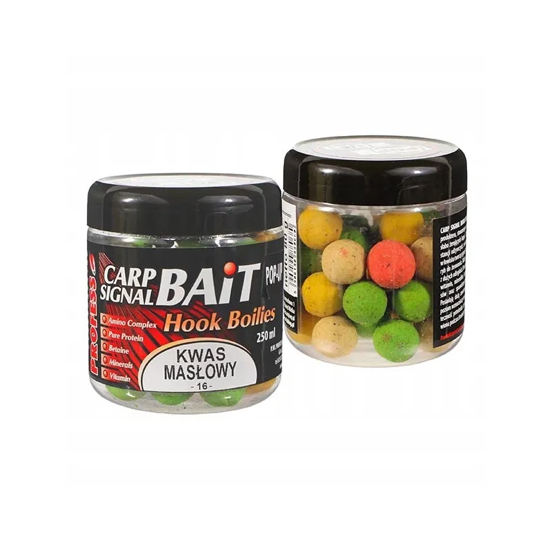 Profess Kulki proteinowe HOOK– KWAS MASŁOWY 16 mm POP-UP 200 ml