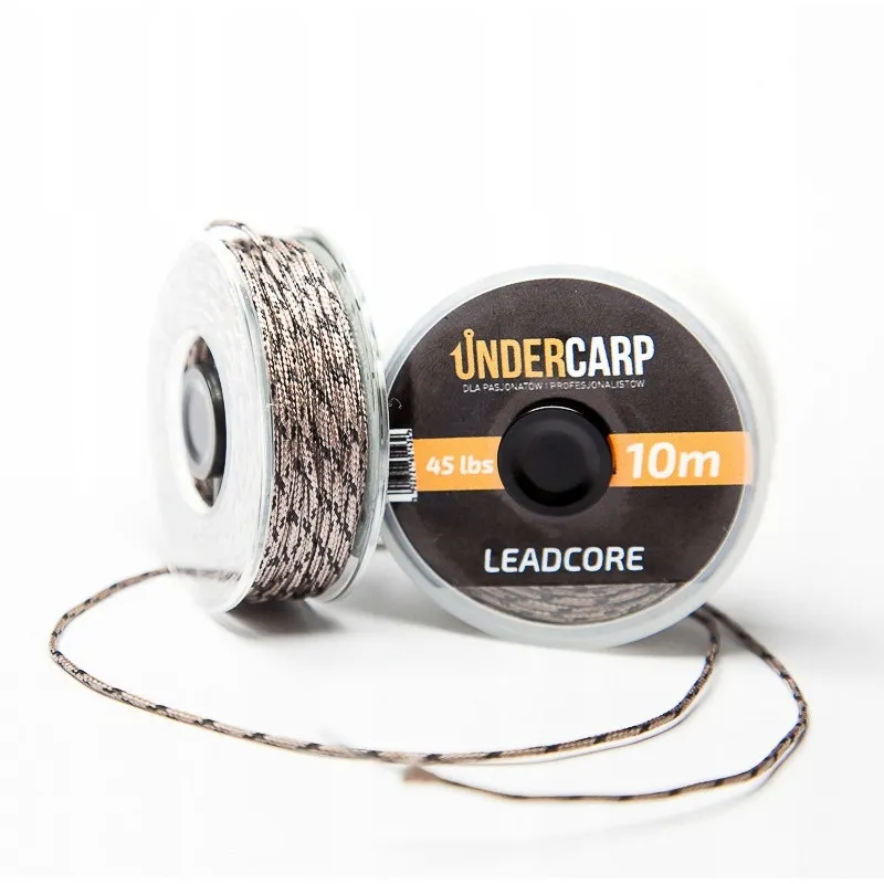 UnderCarp Leadcore 10m/45 lbs brązowy