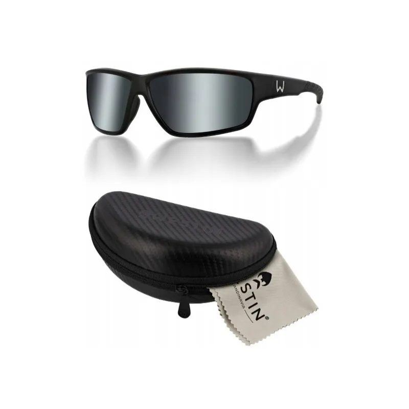 Westin okulary W6 Sport 20 Matte Black--LB Smoke LM Silver Flash AR Blue