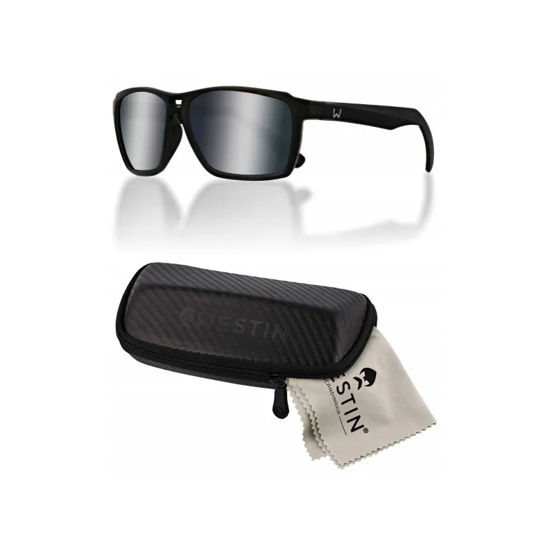 Westin okulary W6 Street 150 Matte Black -LB Smoke lm Blue White AR Blue