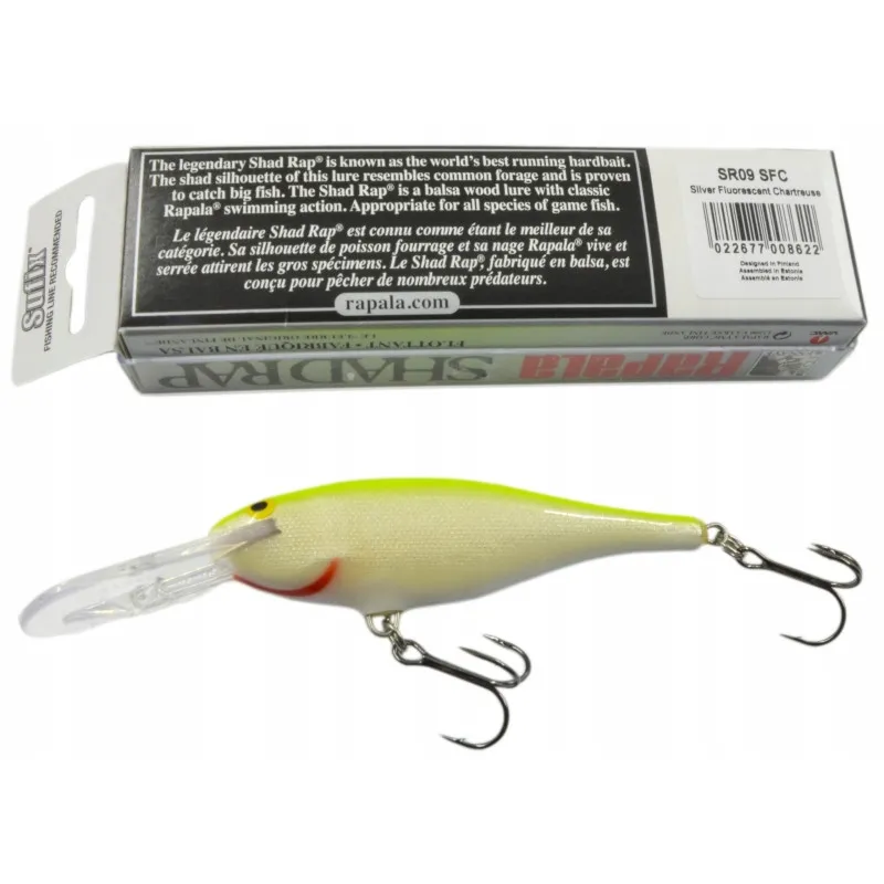 RAPALA Shad Rap 9cm SFC