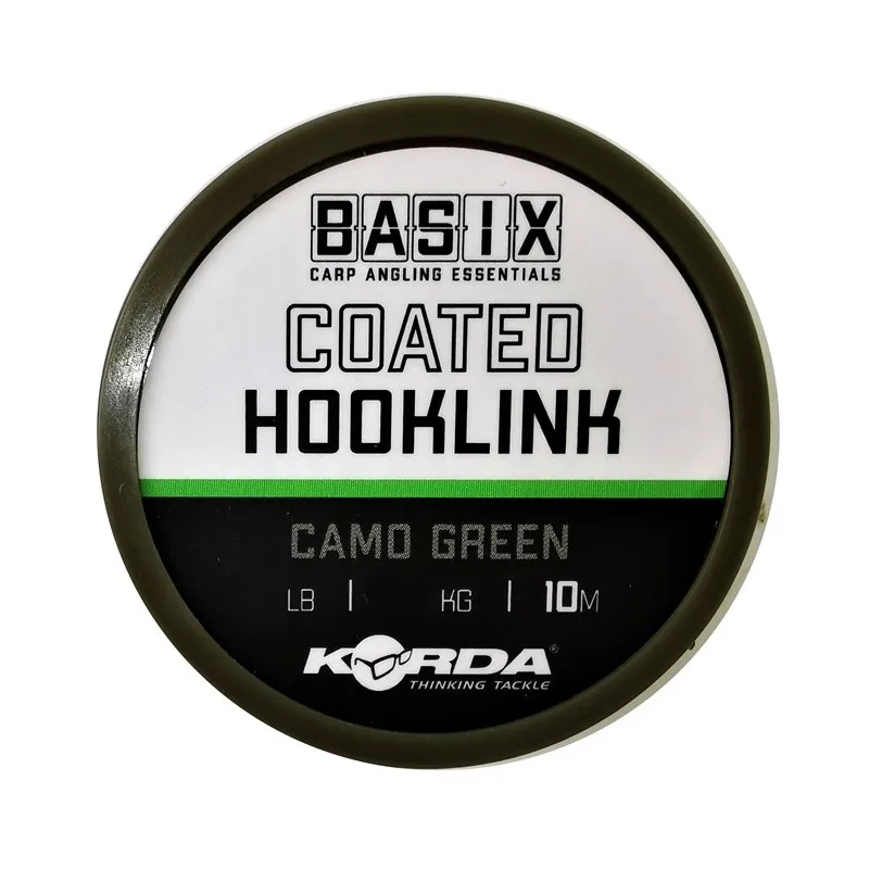 Korda Basix Coated Hooklink 25 lb 10 m
