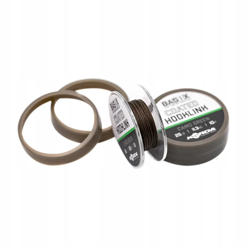 Korda Basix Braided Hooklink 25 lb 10 m