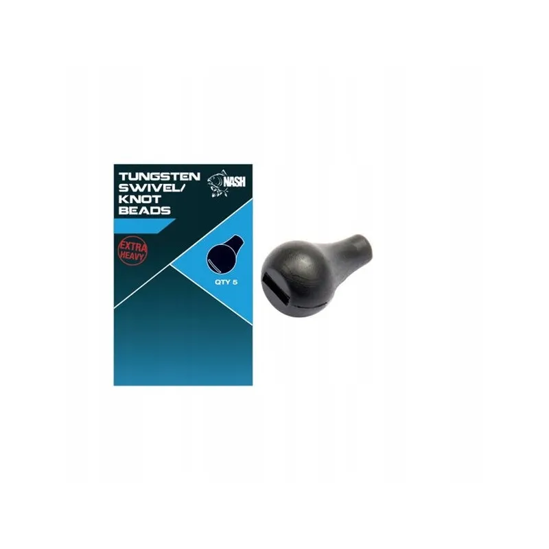 Nash Tungsten Swivel & Knot Bead Large