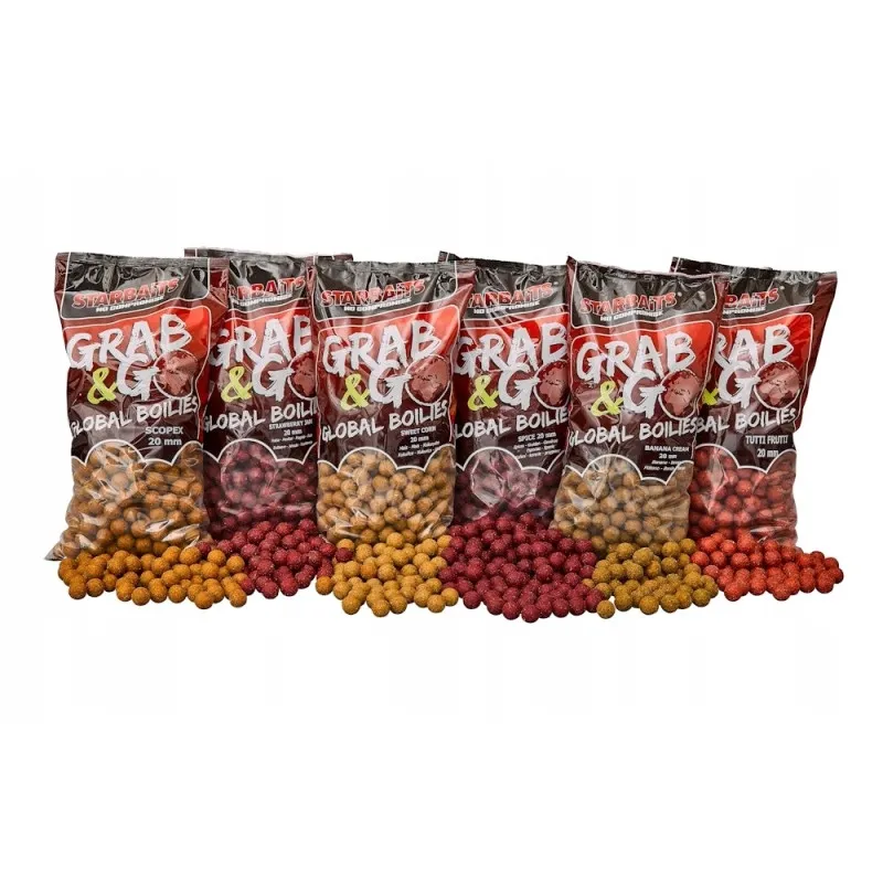 STARBAITS G&G GLOBAL KULKI 2,5KG STRAWB JAM 20MM