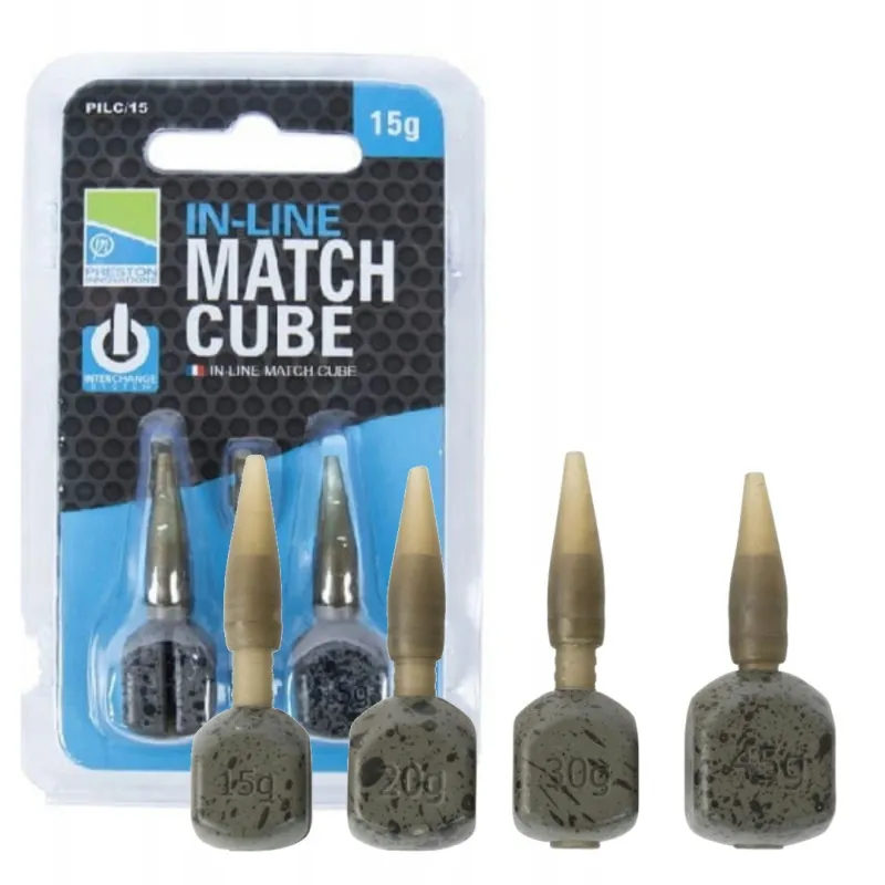 PRESTON ICS IN-LINE MATCH CUBE: 20g (10)